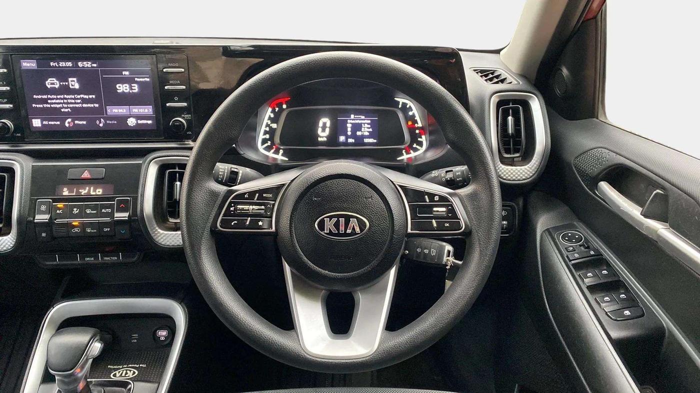2021 KIA SONET HTK PLUS 1.0 DCT, Petrol, Automatic, 12,588 km, Steering Wheel Close Up