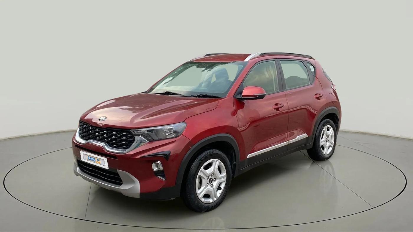 2021 KIA SONET HTK PLUS 1.0 DCT, Petrol, Automatic, 12,588 km, Left Front Diagonal