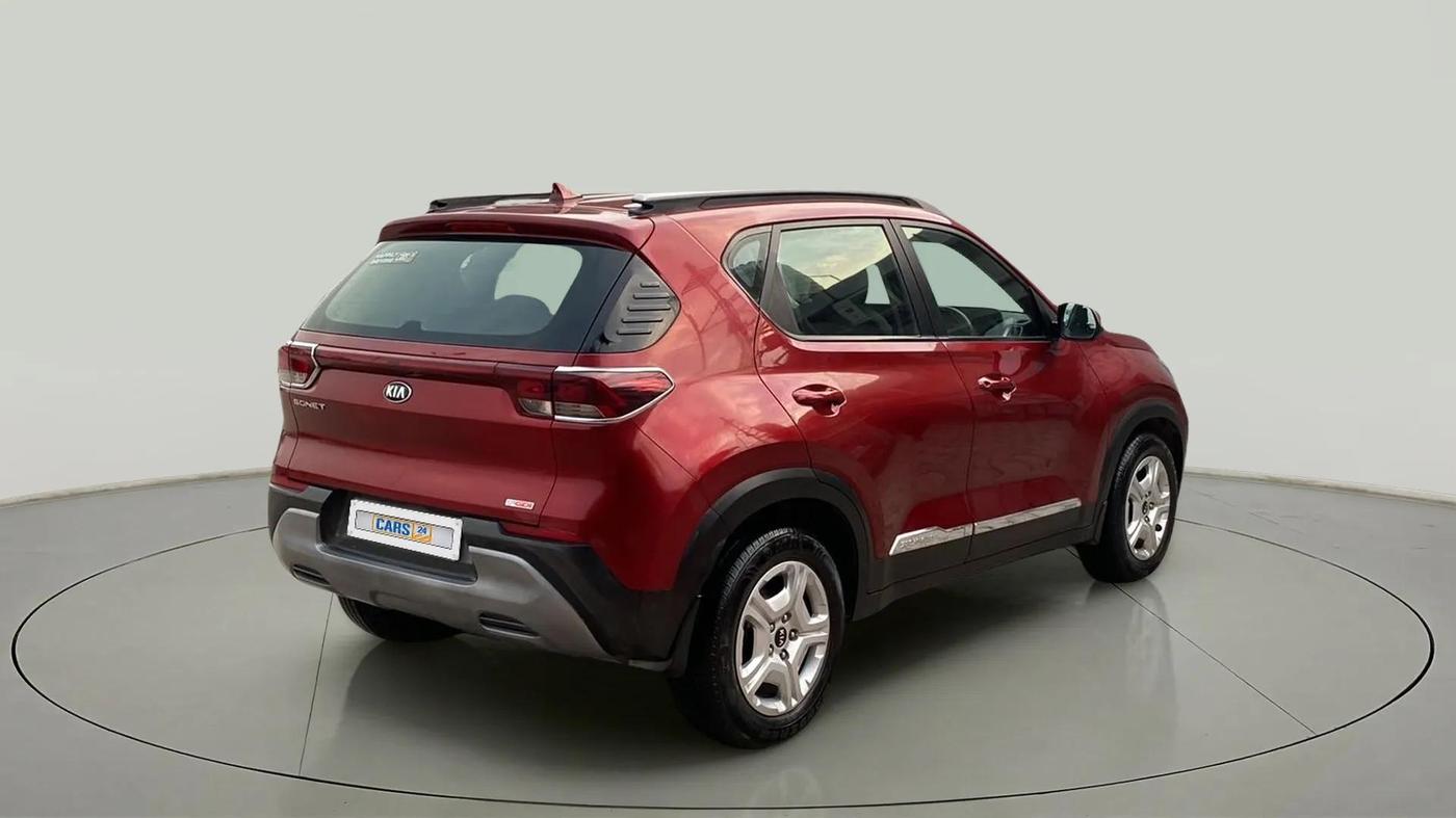 2021 KIA SONET HTK PLUS 1.0 DCT, Petrol, Automatic, 12,588 km, Right Back Diagonal