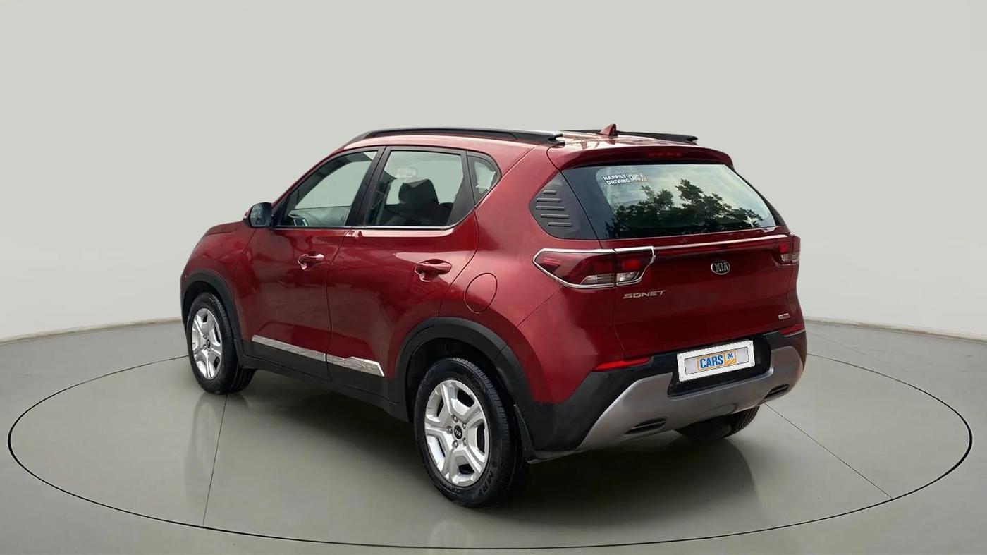 2021 KIA SONET HTK PLUS 1.0 DCT, Petrol, Automatic, 12,588 km, Left Back Diagonal
