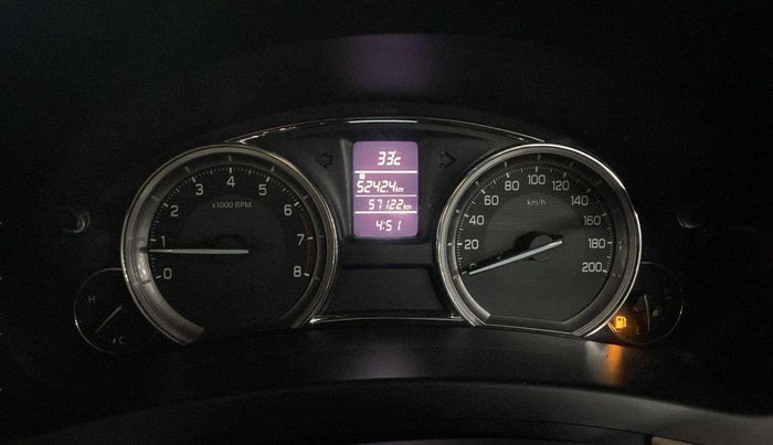 2014 Maruti Ciaz ZXI, Petrol, Manual, 57,105 km, Odometer Image