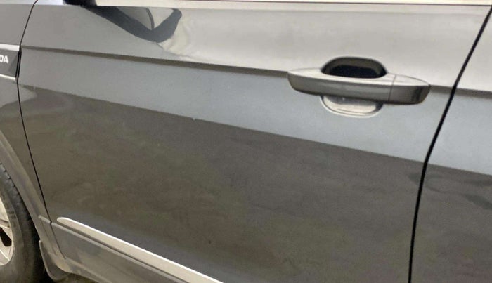 2022 Skoda KUSHAQ ACTIVE 1.0L TSI MT, Petrol, Manual, 18,743 km, Front passenger door - Slightly dented