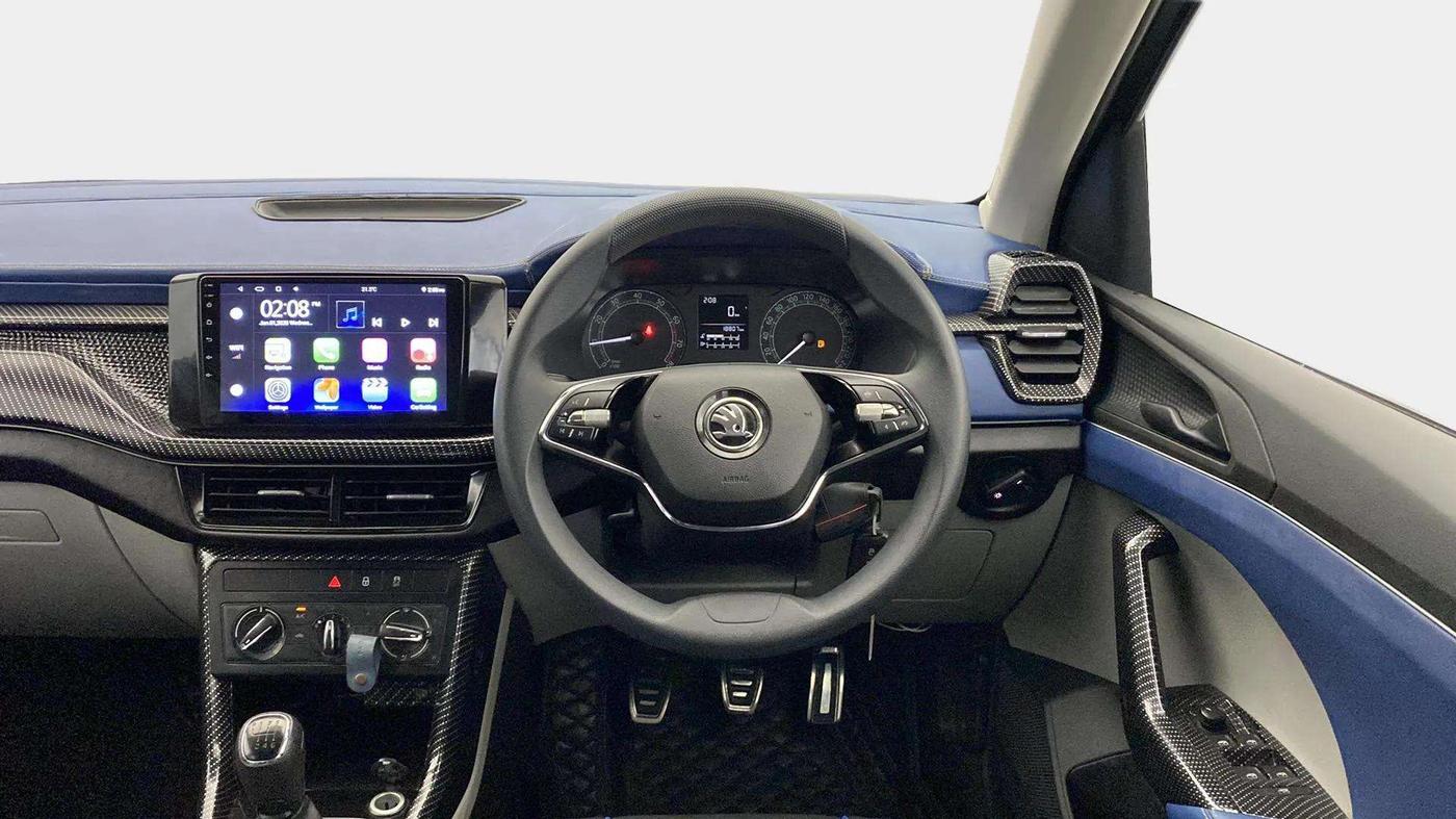 2022 Skoda KUSHAQ ACTIVE 1.0L TSI MT, Petrol, Manual, 18,743 km, Steering Wheel Close Up