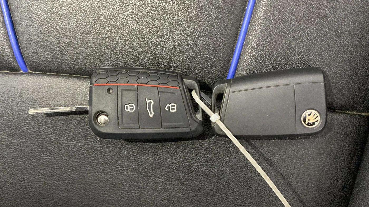 2022 Skoda KUSHAQ ACTIVE 1.0L TSI MT, Petrol, Manual, 18,743 km, Key Close Up