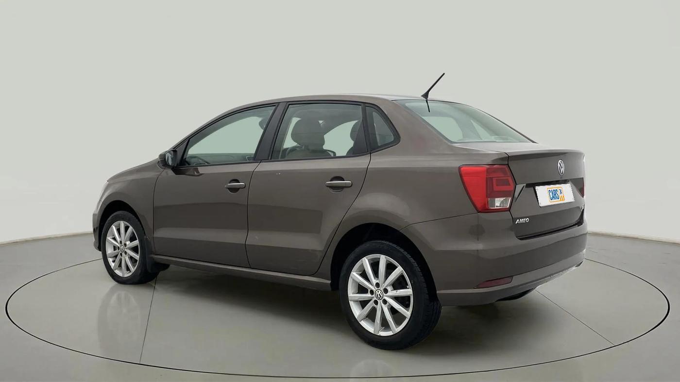 2018 Volkswagen Ameo HIGHLINE PLUS 1.5L AT 16 ALLOY, Diesel, Automatic, 26,134 km, Left Back Diagonal