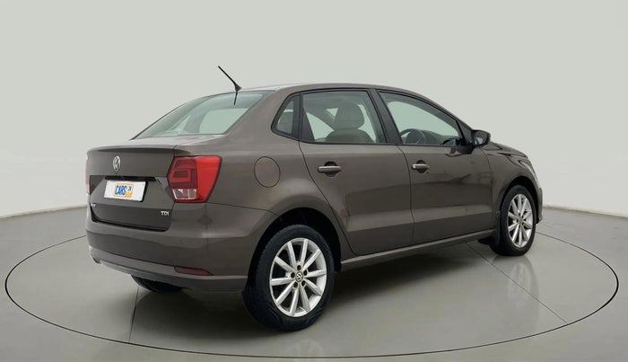 2018 Volkswagen Ameo HIGHLINE PLUS 1.5L AT 16 ALLOY, Diesel, Automatic, 26,134 km, Right Back Diagonal