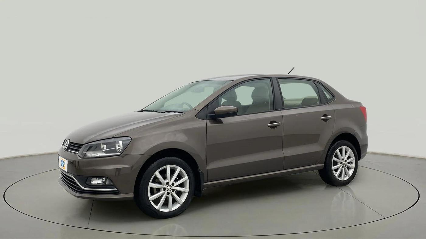 2018 Volkswagen Ameo HIGHLINE PLUS 1.5L AT 16 ALLOY, Diesel, Automatic, 26,134 km, Left Front Diagonal