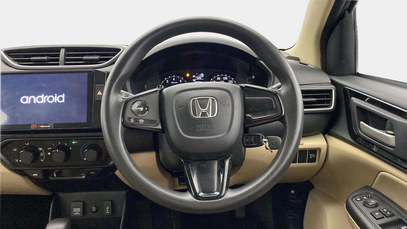 2021 Honda Amaze 1.2L I-VTEC S CVT, Petrol, Automatic, 50,221 km, Steering Wheel Close Up