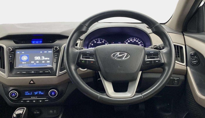 2016 Hyundai Creta SX PLUS AT 1.6 PETROL, Petrol, Automatic, 82,798 km, Steering Wheel Close Up