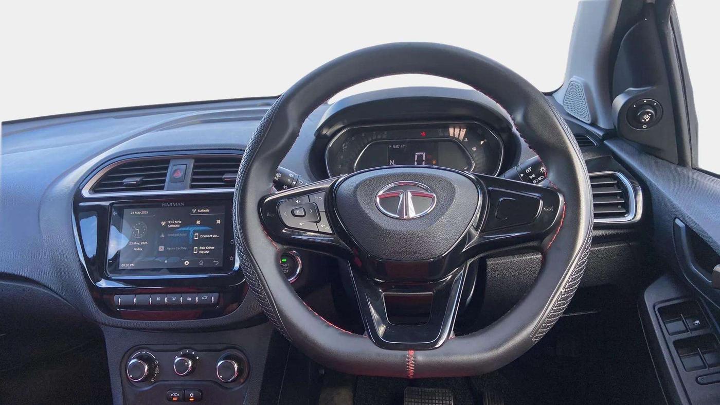 2023 Tata TIAGO NRG XZ AMT, Petrol, Automatic, 10,435 km, Steering Wheel Close Up