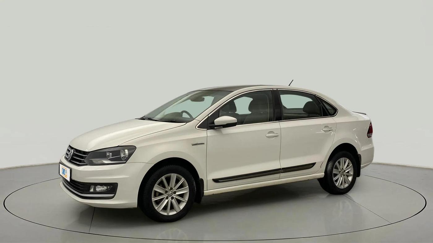 2017 Volkswagen Vento HIGHLINE PETROL AT, Petrol, Automatic, 84,496 km, Left Front Diagonal