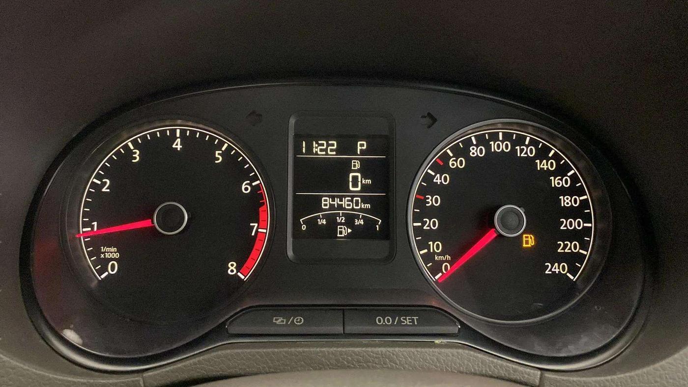 2017 Volkswagen Vento HIGHLINE PETROL AT, Petrol, Automatic, 84,496 km, Odometer Image