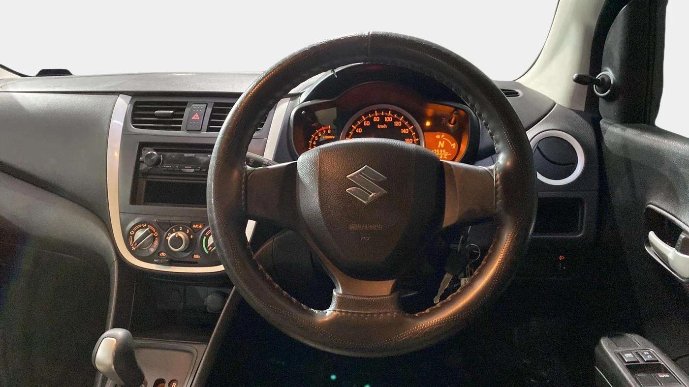 2017 Maruti Celerio X VXI (O) AMT, Petrol, Automatic, 17,642 km, Steering Wheel Close Up
