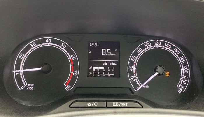 2022 Skoda SLAVIA ACTIVE 1.0L TSI MT, Petrol, Manual, 66,758 km, Odometer Image
