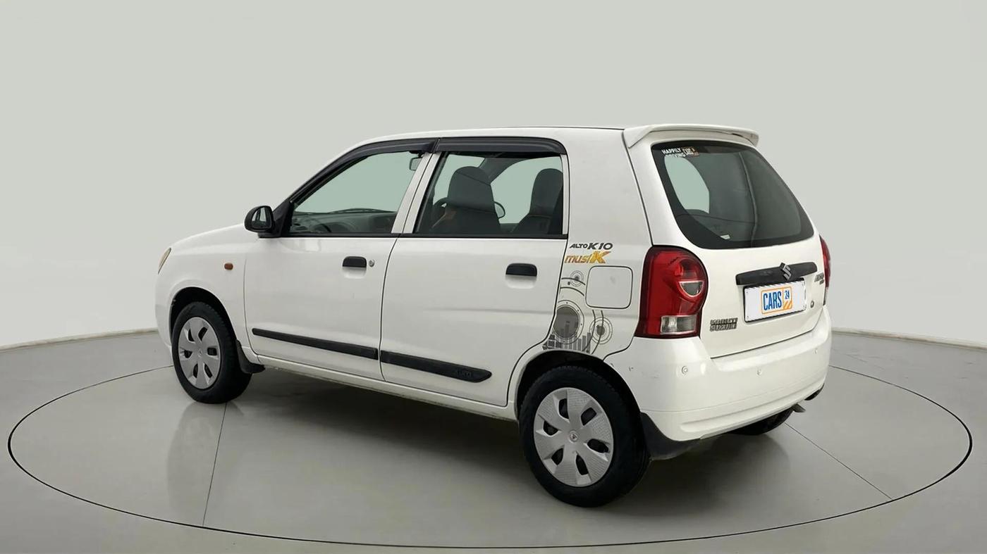 2014 Maruti Alto K10 VXI, CNG, Manual, 75,423 km, Left Back Diagonal