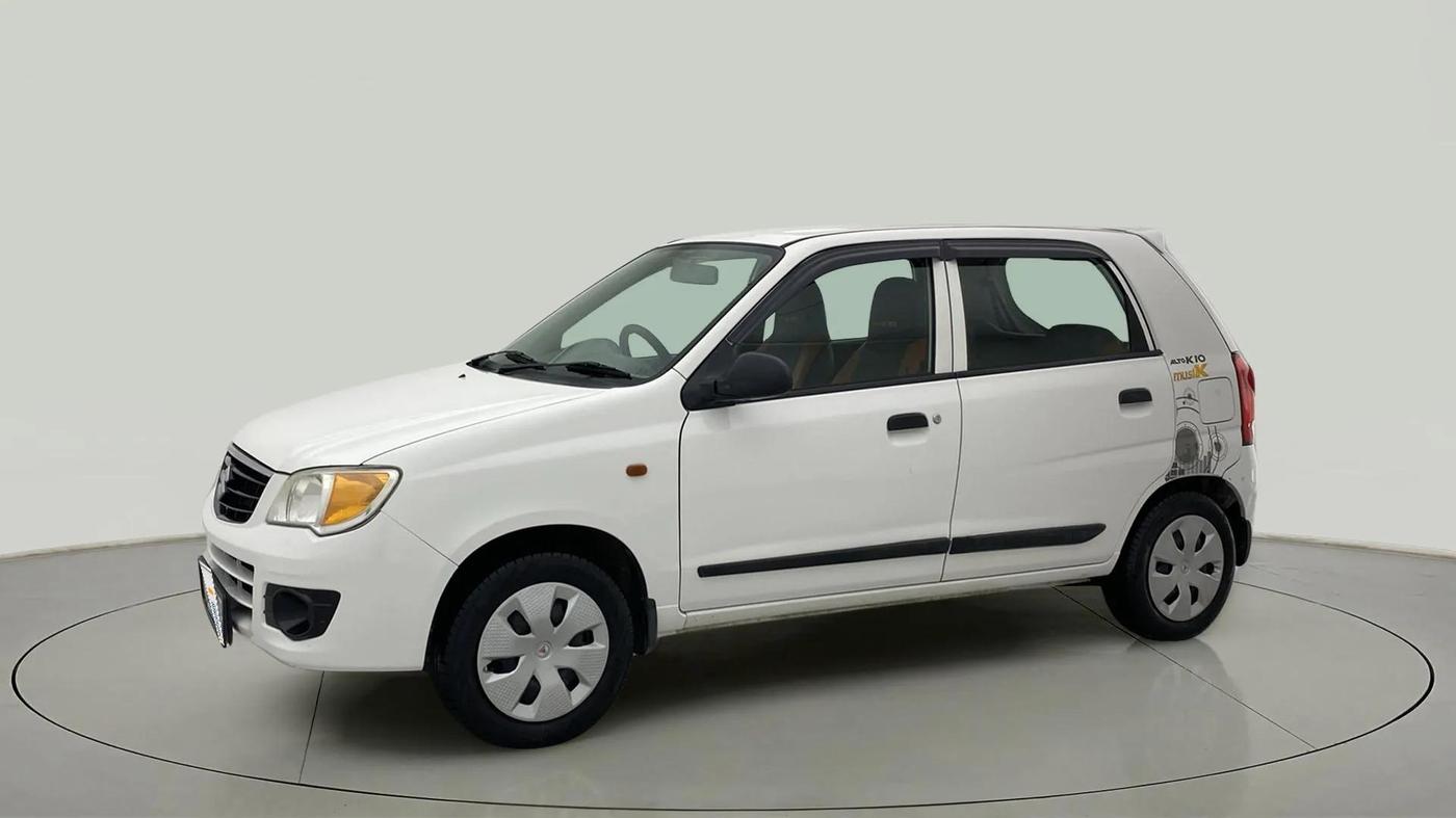 2014 Maruti Alto K10 VXI, CNG, Manual, 75,423 km, Left Front Diagonal