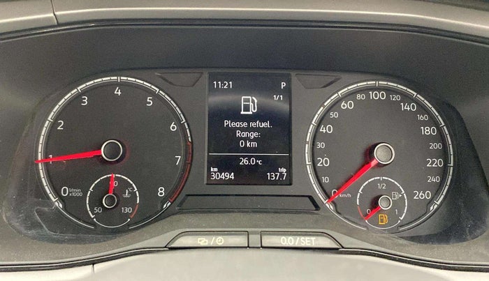 2022 Volkswagen TAIGUN HIGHLINE 1.0 TSI AT, Petrol, Automatic, 30,490 km, Odometer Image