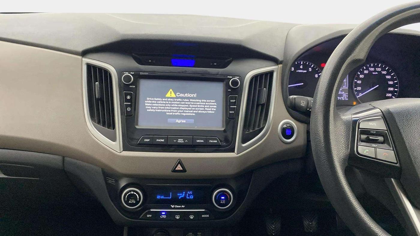 2017 Hyundai Creta SX PLUS 1.6 PETROL, Petrol, Manual, 75,124 km, Air Conditioner