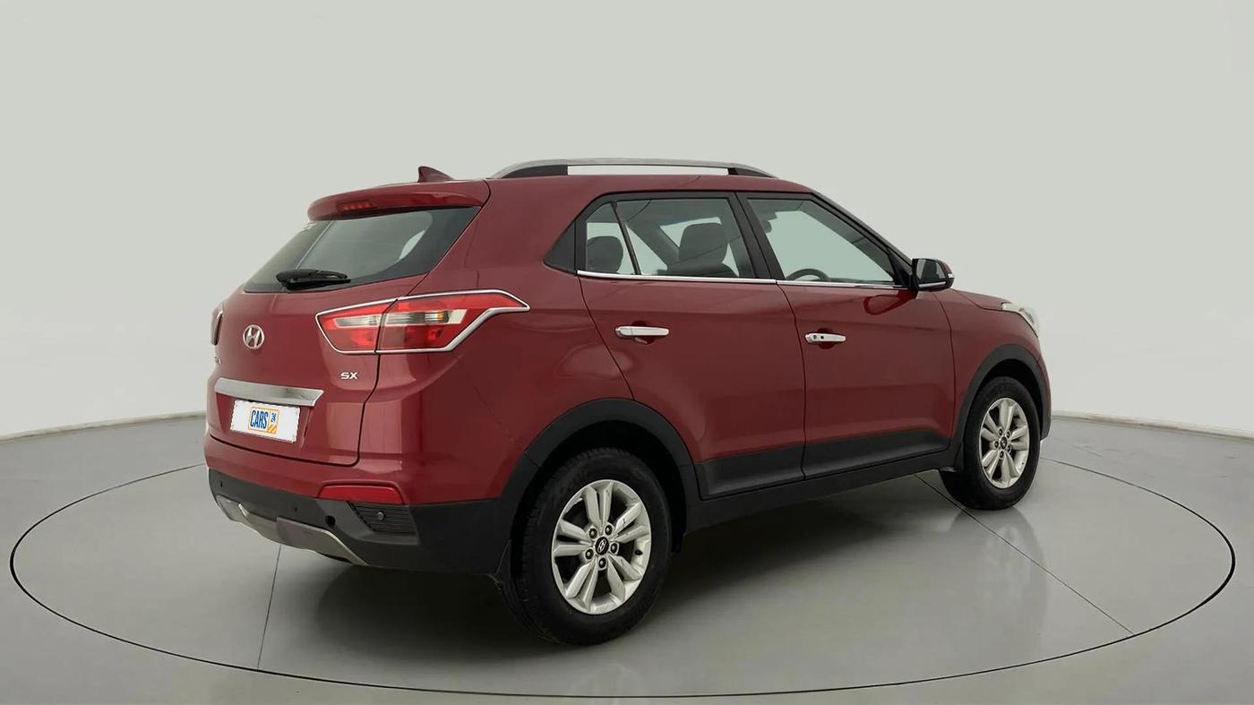 2017 Hyundai Creta SX PLUS 1.6 PETROL, Petrol, Manual, 75,124 km, Right Back Diagonal