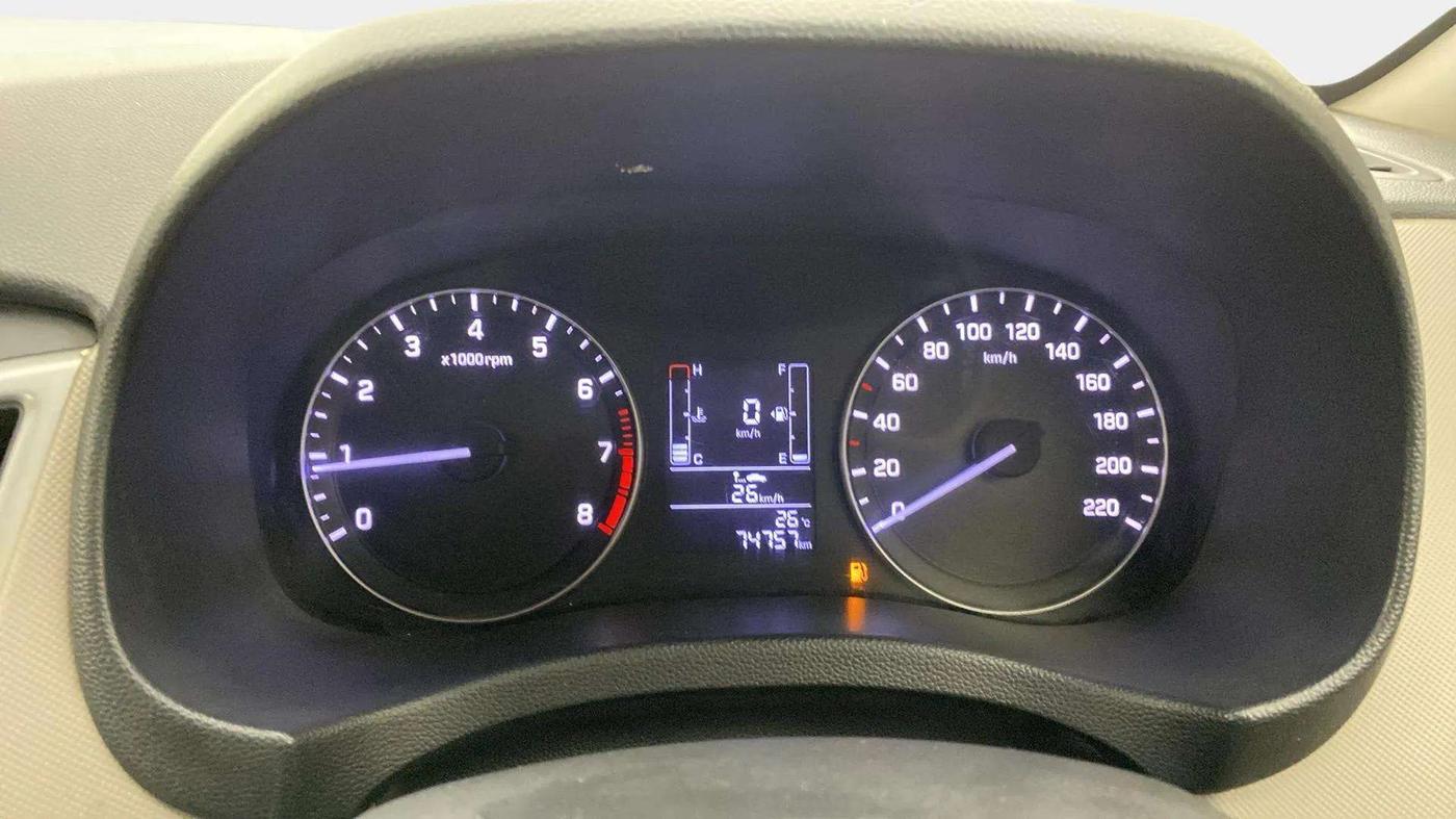 2017 Hyundai Creta SX PLUS 1.6 PETROL, Petrol, Manual, 75,124 km, Odometer Image
