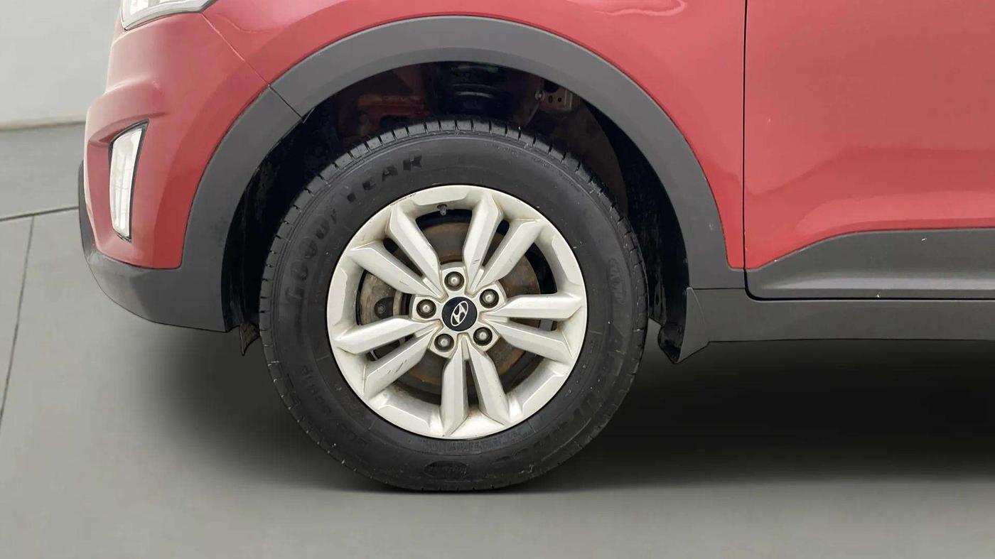 2017 Hyundai Creta SX PLUS 1.6 PETROL, Petrol, Manual, 75,124 km, Left Front Wheel