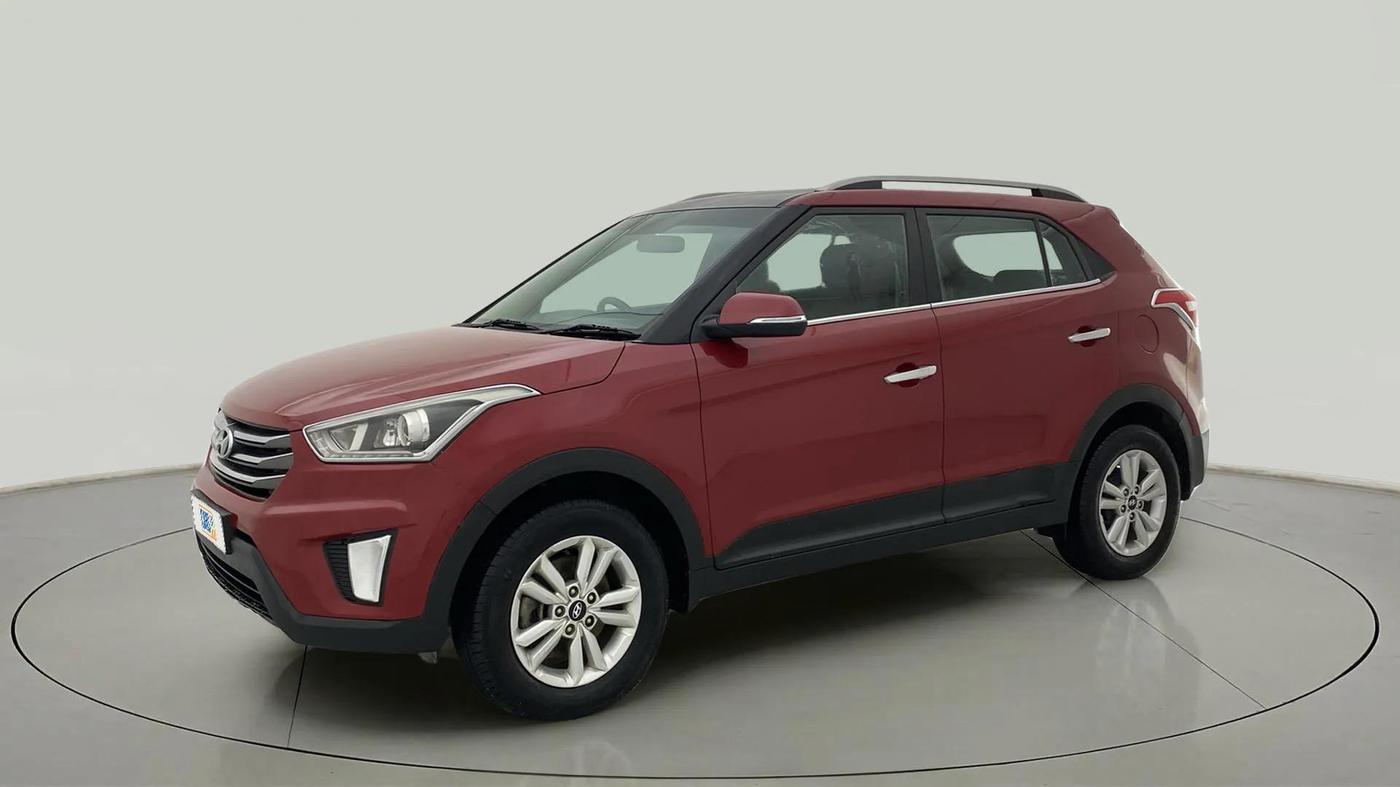 2017 Hyundai Creta SX PLUS 1.6 PETROL, Petrol, Manual, 75,124 km, Left Front Diagonal