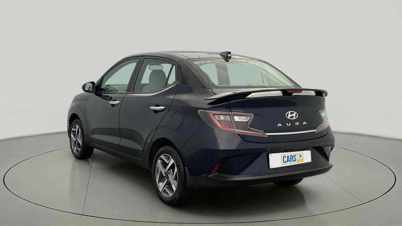 2024 Hyundai AURA SX 1.2, Petrol, Manual, 10,003 km, Left Back Diagonal