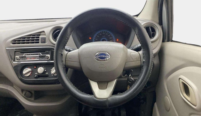 2016 Datsun Redi Go S, Petrol, Manual, 73,620 km, Steering Wheel Close Up