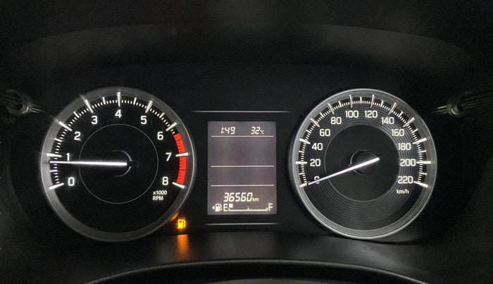2022 Maruti Baleno SIGMA PETROL 1.2, Petrol, Manual, 36,552 km, Odometer Image