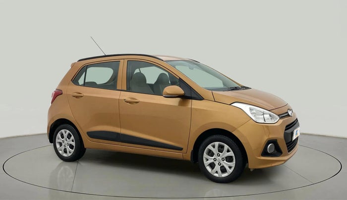 2015 Hyundai Grand i10 SPORTZ 1.2 KAPPA VTVT, Petrol, Manual, 23,009 km, Right Front Diagonal