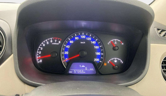 2015 Hyundai Xcent S 1.2, Petrol, Manual, 57,317 km, Odometer Image