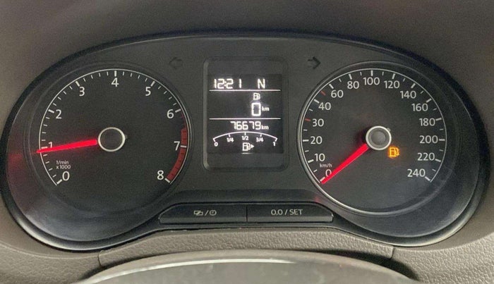 2015 Volkswagen Vento HIGHLINE PETROL AT, Petrol, Automatic, 76,622 km, Odometer Image