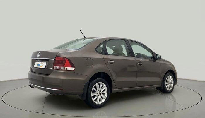 2015 Volkswagen Vento HIGHLINE PETROL AT, Petrol, Automatic, 76,622 km, Right Back Diagonal