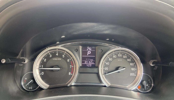 2017 Maruti Ciaz ZETA 1.4  AT PETROL, Petrol, Automatic, 65,154 km, Odometer Image