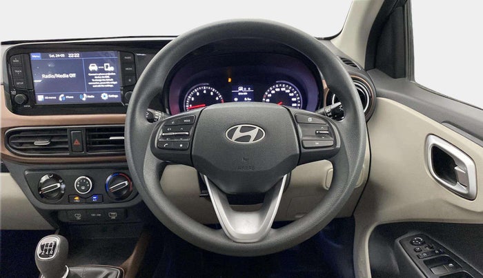 2024 Hyundai AURA SX 1.2 CNG, CNG, Manual, 18,810 km, Steering Wheel Close Up