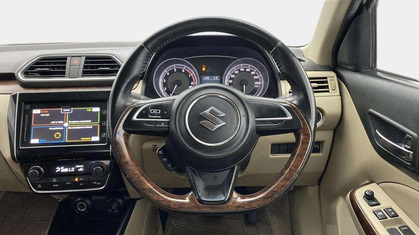 2018 Maruti Dzire ZXI PLUS AMT, Petrol, Automatic, 48,896 km, Steering Wheel Close Up