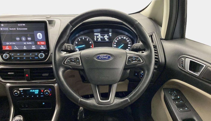 2019 Ford Ecosport TITANIUM + 1.5L PETROL, Petrol, Manual, 69,766 km, Steering Wheel Close Up