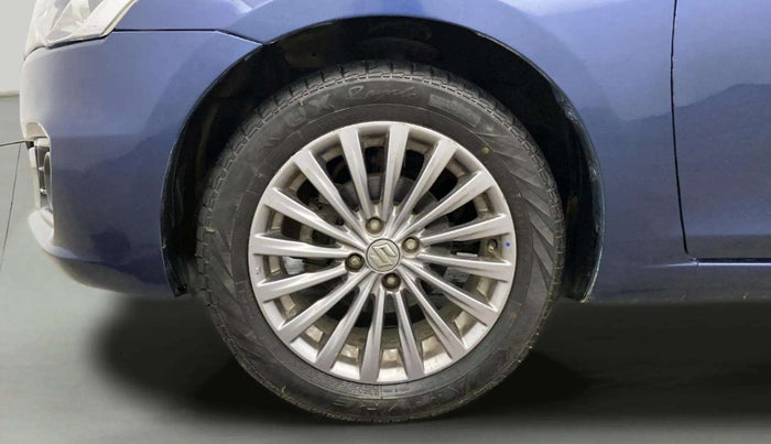 2017 Maruti Ciaz ALPHA 1.4 PETROL, Petrol, Manual, 51,000 km, Left Front Wheel
