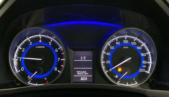 2020 Maruti Baleno DELTA PETROL 1.2, Petrol, Manual, 70,278 km, Odometer Image