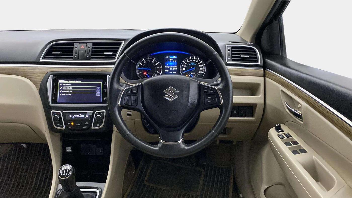 2020 Maruti Ciaz ALPHA 1.5 SHVS PETROL, Petrol, Manual, 47,686 km, Steering Wheel Close Up