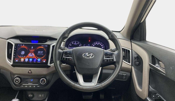 2016 Hyundai Creta SX PLUS AT 1.6 PETROL, Petrol, Automatic, 74,489 km, Steering Wheel Close Up
