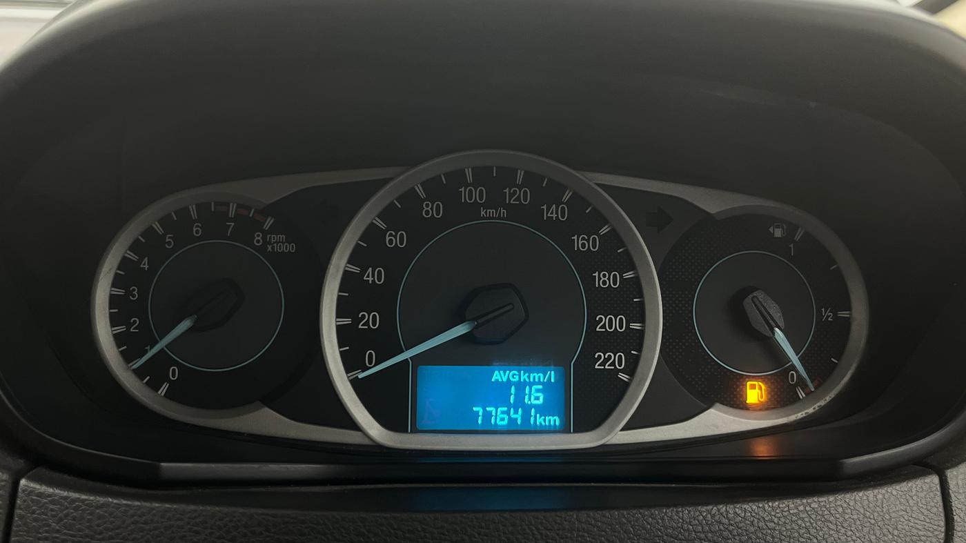 2017 Ford Figo Aspire TITANIUM 1.2 PETROL, CNG, Manual, 80,166 km, Odometer Image