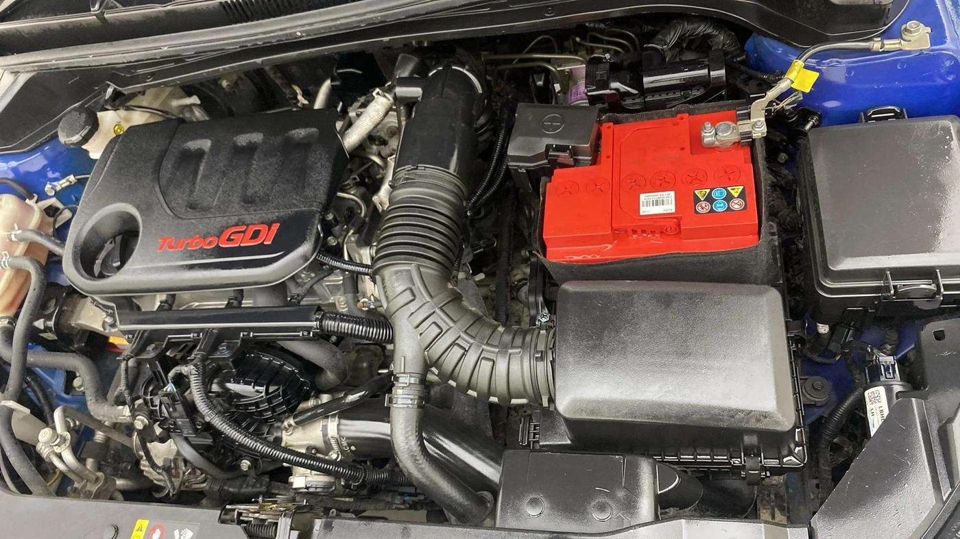 2021 Hyundai NEW I20 N LINE N8 1.0 TURBO GDI DCT DUAL TONE, Petrol, Automatic, 35,449 km, Engine View - Left