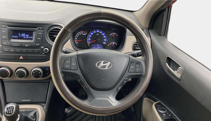 2014 Hyundai Xcent S (O) 1.2, Petrol, Manual, 20,522 km, Steering Wheel Close Up