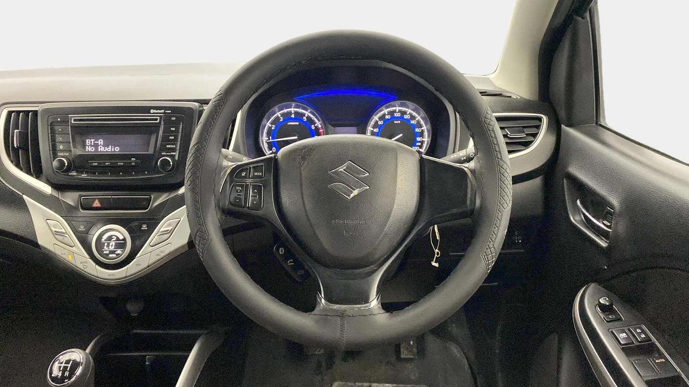 2016 Maruti Baleno DELTA PETROL 1.2, Petrol, Manual, 71,578 km, Steering Wheel Close Up