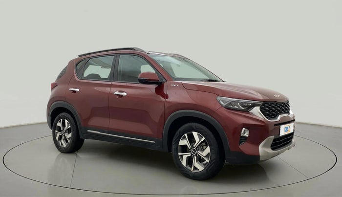 2022 KIA SONET HTX 1.0 DCT, Petrol, Automatic, 9,092 km, Right Front Diagonal