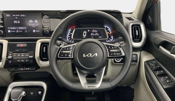 2022 KIA SONET HTX 1.0 DCT, Petrol, Automatic, 9,092 km, Steering Wheel Close Up