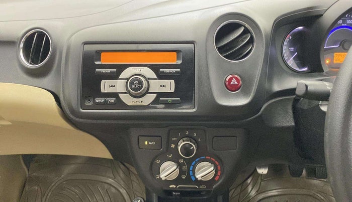 2015 Honda Amaze 1.2L I-VTEC S, Petrol, Manual, 94,347 km, Air Conditioner