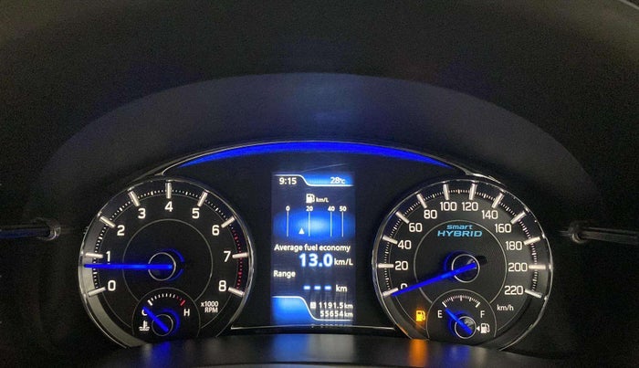 2018 Maruti Ciaz DELTA 1.5 SHVS MT PETROL, Petrol, Manual, 55,593 km, Odometer Image