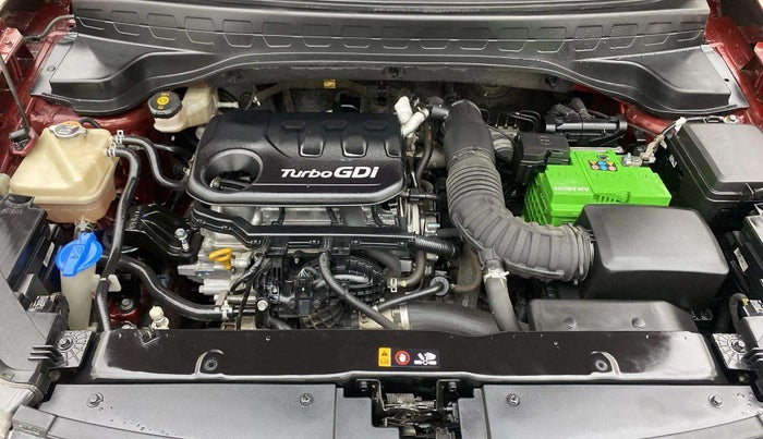 2021 KIA SONET HTX PLUS 1.0 IMT, Petrol, Manual, 48,239 km, Engine View